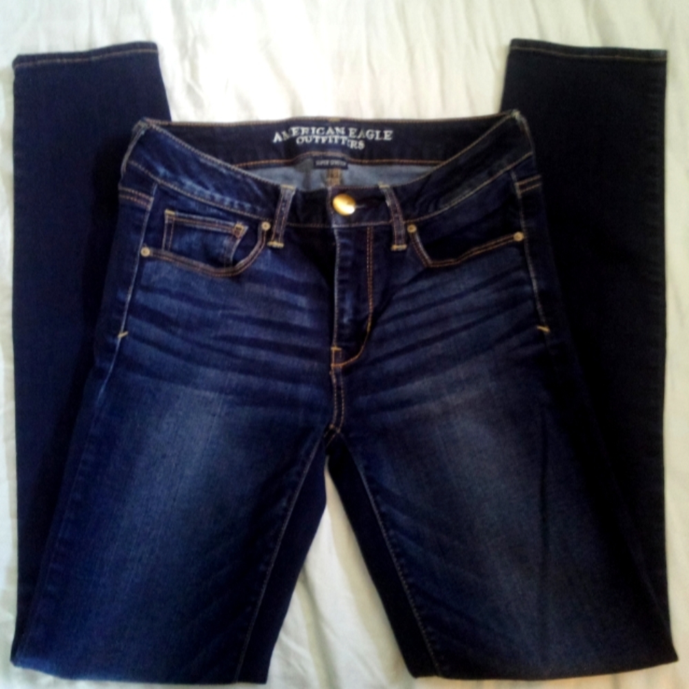 American Eagle Outfitters Size 4R Super Stretch Skinny AEO Denim